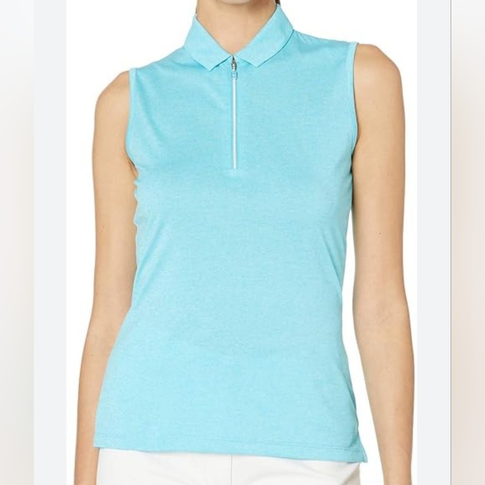 Callaway women golf sleeveless top style cgksbod8ds Size S‎ Color Blue Curacao